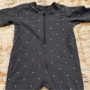 H&M 6 Month Black Polka Dot One Piece